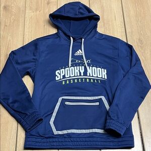 Adidas Blue Spooky Nook Basketball Hoodie